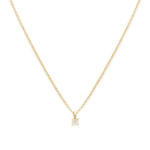 Leah Alexandra-Birthstone Necklace-Necklaces-14k Gold Vermeil, 14k Gold Filled, White Topaz - April-Blue Ruby Jewellery-Vancouver Canada