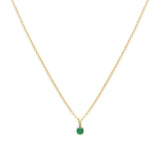 Leah Alexandra-Birthstone Necklace-Necklaces-14k Gold Vermeil, 14k Gold Filled, Emerald - May-Blue Ruby Jewellery-Vancouver Canada