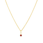 Leah Alexandra-Birthstone Pendant Necklace-Necklaces-Blue Ruby Jewellery-Vancouver Canada