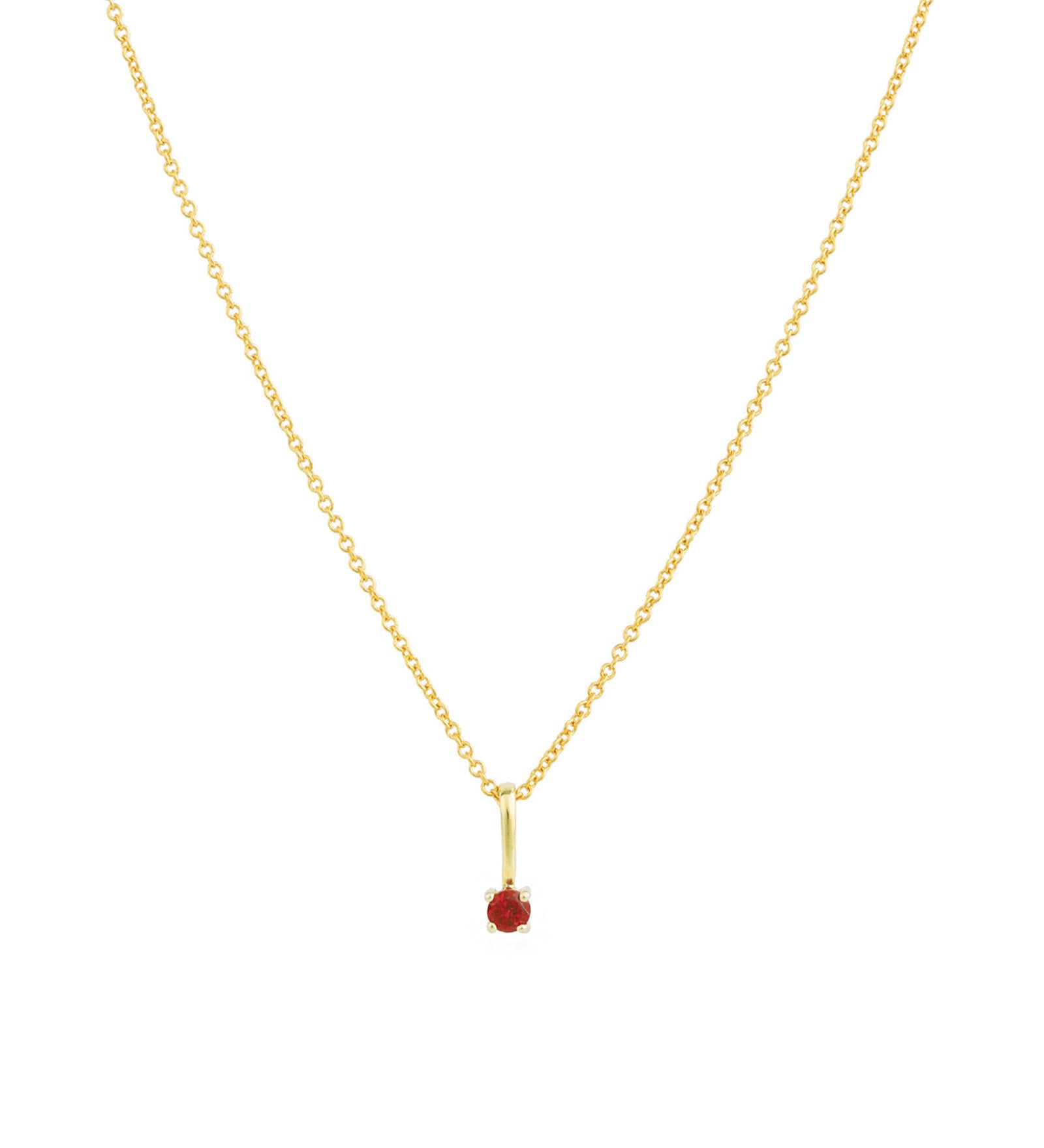 Leah Alexandra-Birthstone Pendant Necklace-Necklaces-Blue Ruby Jewellery-Vancouver Canada