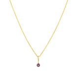 Leah Alexandra-Birthstone Pendant Necklace-Necklaces-Blue Ruby Jewellery-Vancouver Canada