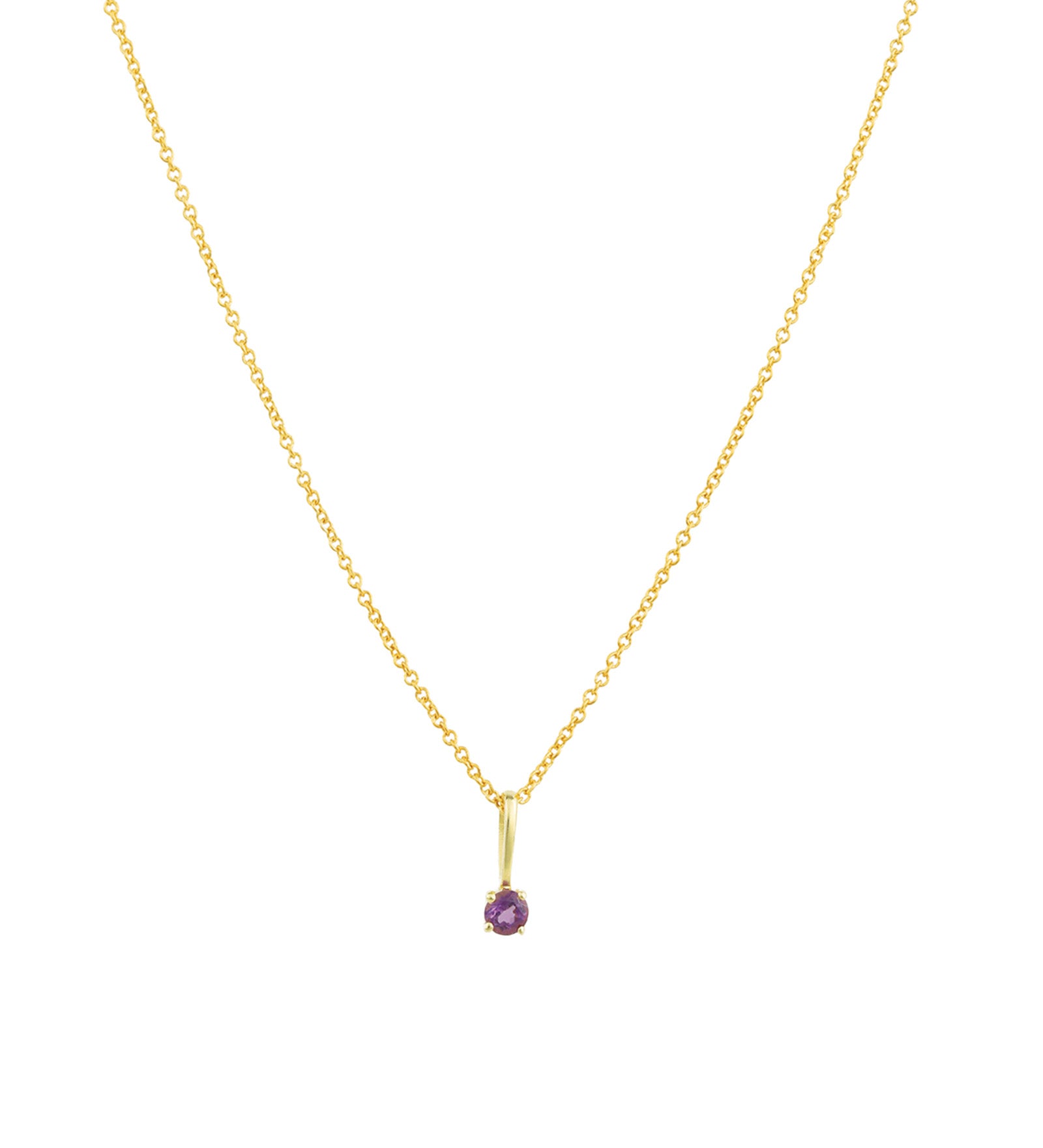 Leah Alexandra-Birthstone Pendant Necklace-Necklaces-Blue Ruby Jewellery-Vancouver Canada