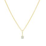 Leah Alexandra-Birthstone Pendant Necklace-Necklaces-14k Gold Vermeil, 14k Gold Filled, Aquamarine - March-Blue Ruby Jewellery-Vancouver Canada