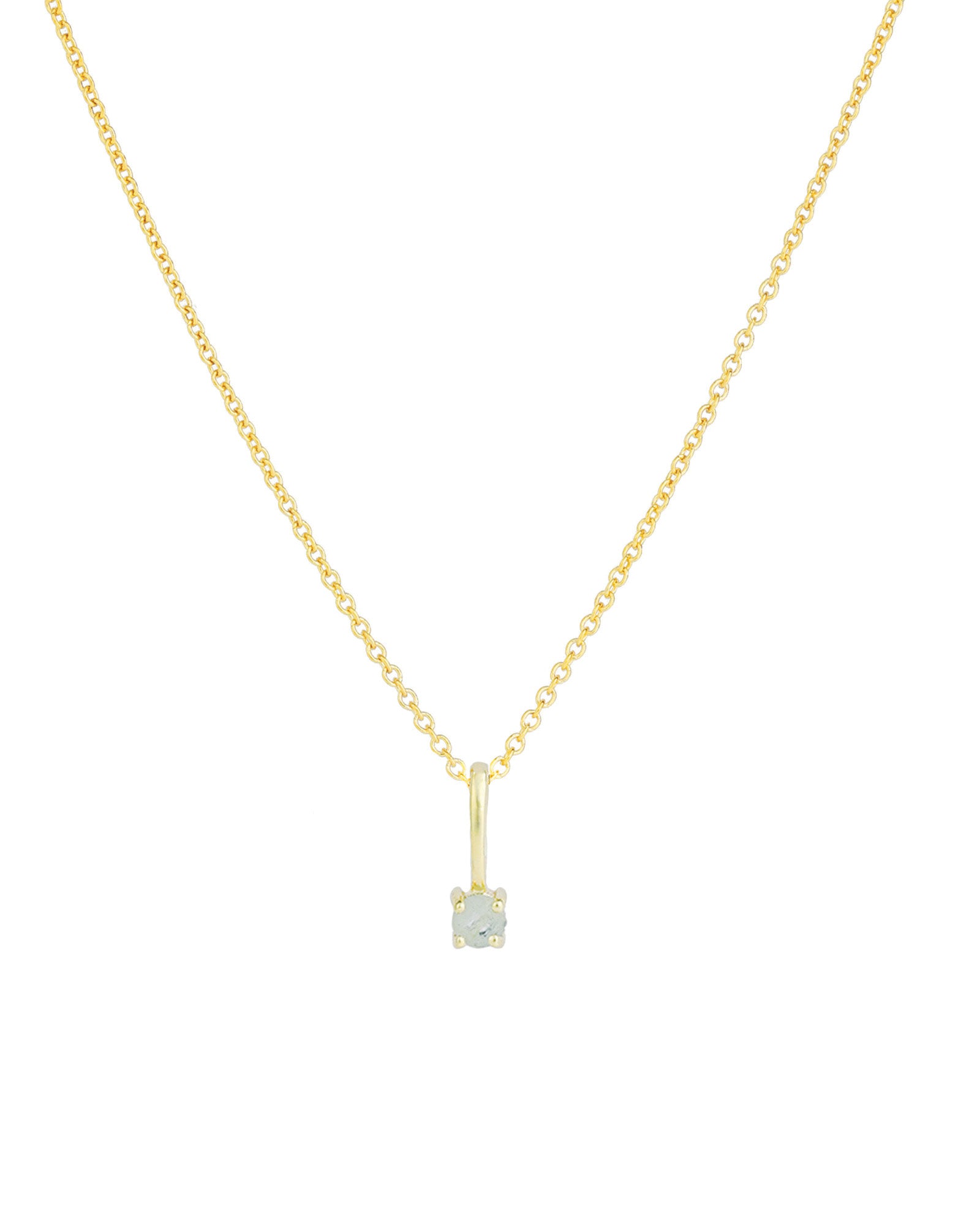 Leah Alexandra-Birthstone Pendant Necklace-Necklaces-14k Gold Vermeil, 14k Gold Filled, Aquamarine - March-Blue Ruby Jewellery-Vancouver Canada