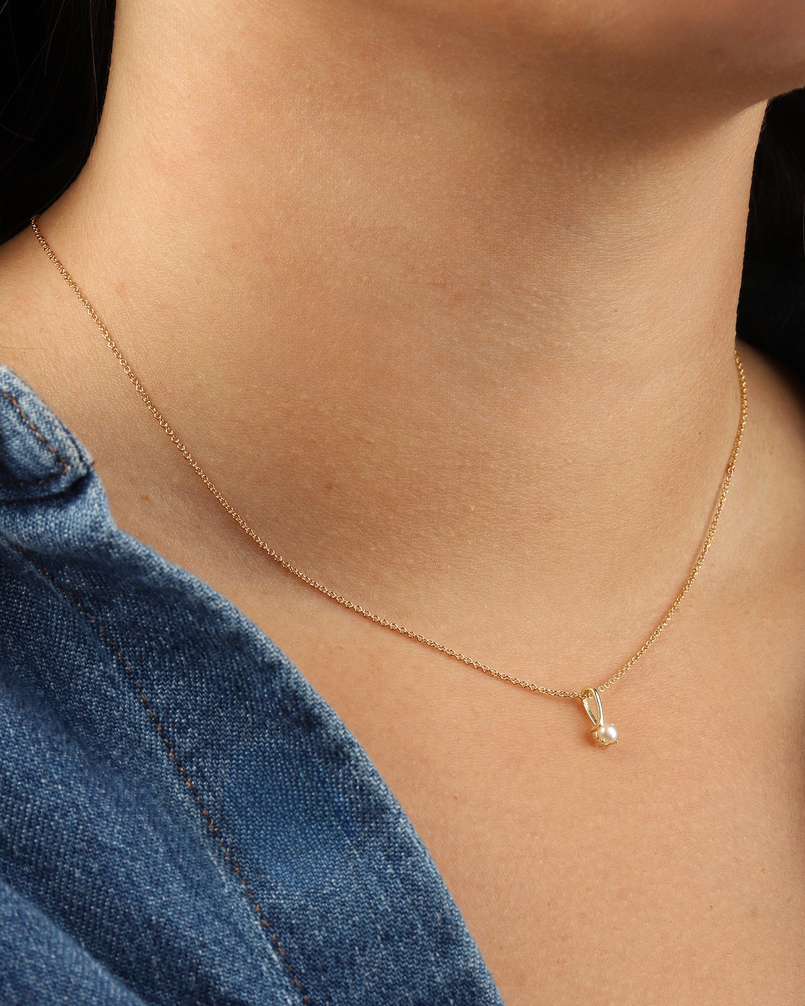 Leah Alexandra-Birthstone Pendant Necklace-Necklaces-Blue Ruby Jewellery-Vancouver Canada