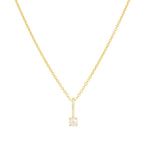 Leah Alexandra-Birthstone Pendant Necklace-Necklaces-14k Gold Vermeil, 14k Gold Filled, Pearl - June-Blue Ruby Jewellery-Vancouver Canada