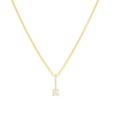 Leah Alexandra-Birthstone Pendant Necklace-Necklaces-14k Gold Vermeil, 14k Gold Filled, Pearl - June-Blue Ruby Jewellery-Vancouver Canada