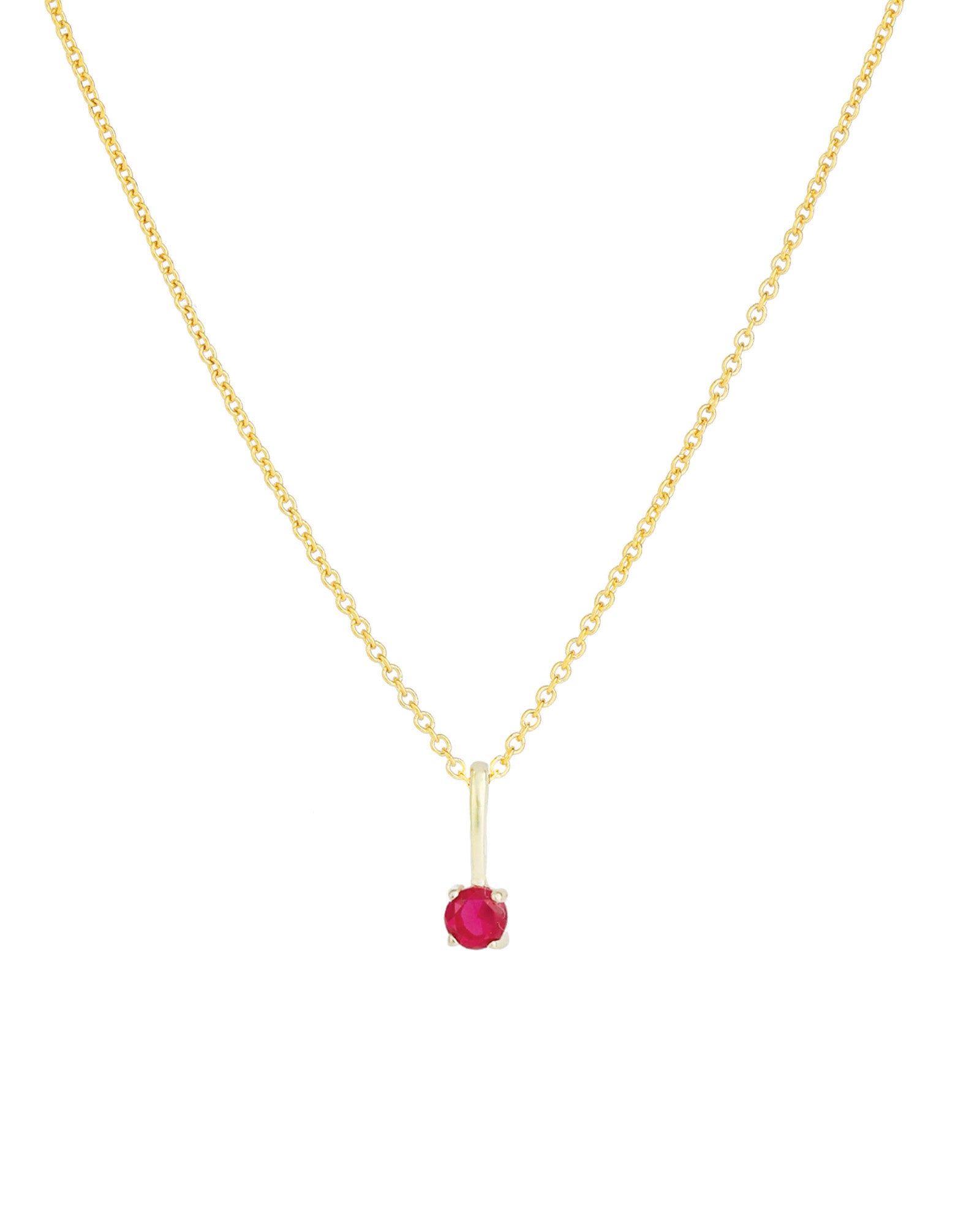 Leah Alexandra-Birthstone Pendant Necklace-Necklaces-Blue Ruby Jewellery-Vancouver Canada