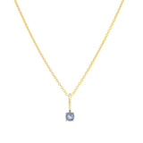 Leah Alexandra-Birthstone Pendant Necklace-Necklaces-Blue Ruby Jewellery-Vancouver Canada