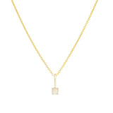 Leah Alexandra-Birthstone Pendant Necklace-Necklaces-14k Gold Vermeil, 14k Gold Filled, Opal - October-Blue Ruby Jewellery-Vancouver Canada