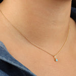 Leah Alexandra-Birthstone Pendant Necklace-Necklaces-Blue Ruby Jewellery-Vancouver Canada