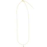 Leah Alexandra Fine-Petite Oval Necklace-Necklaces-Blue Ruby Jewellery-Vancouver Canada
