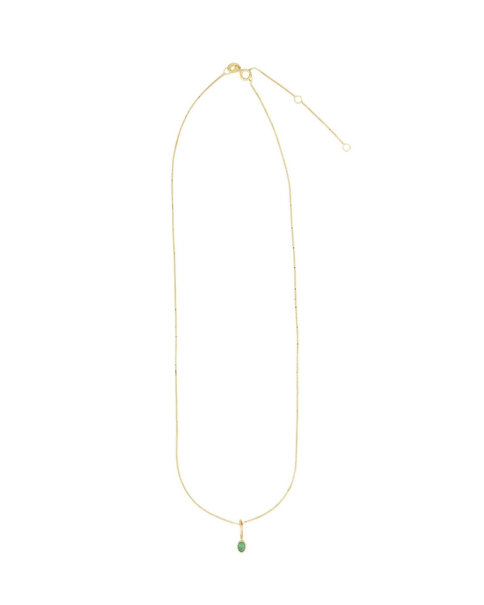 Leah Alexandra Fine-Petite Oval Necklace-Necklaces-Blue Ruby Jewellery-Vancouver Canada