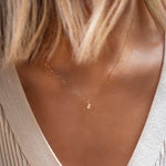Leah Alexandra Fine-Petite Oval Necklace-Necklaces-Blue Ruby Jewellery-Vancouver Canada