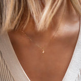Leah Alexandra Fine-Petite Oval Necklace-Necklaces-Blue Ruby Jewellery-Vancouver Canada