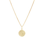 Leah Alexandra-Mayan Necklace-Necklaces-14k Gold Vermeil-Blue Ruby Jewellery-Vancouver Canada
