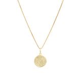 Leah Alexandra-Mayan Necklace-Necklaces-14k Gold Vermeil-Blue Ruby Jewellery-Vancouver Canada
