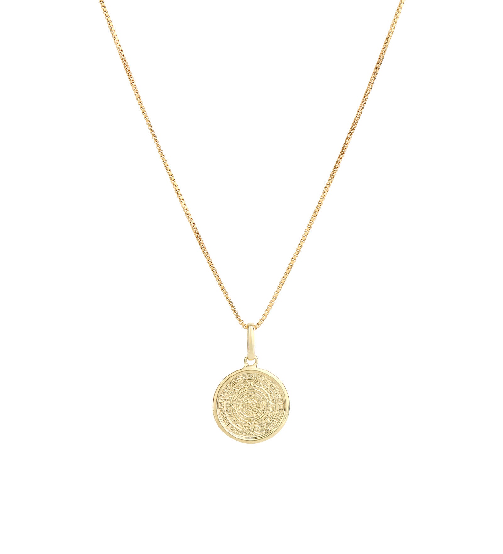 Leah Alexandra-Mayan Necklace-Necklaces-14k Gold Vermeil-Blue Ruby Jewellery-Vancouver Canada