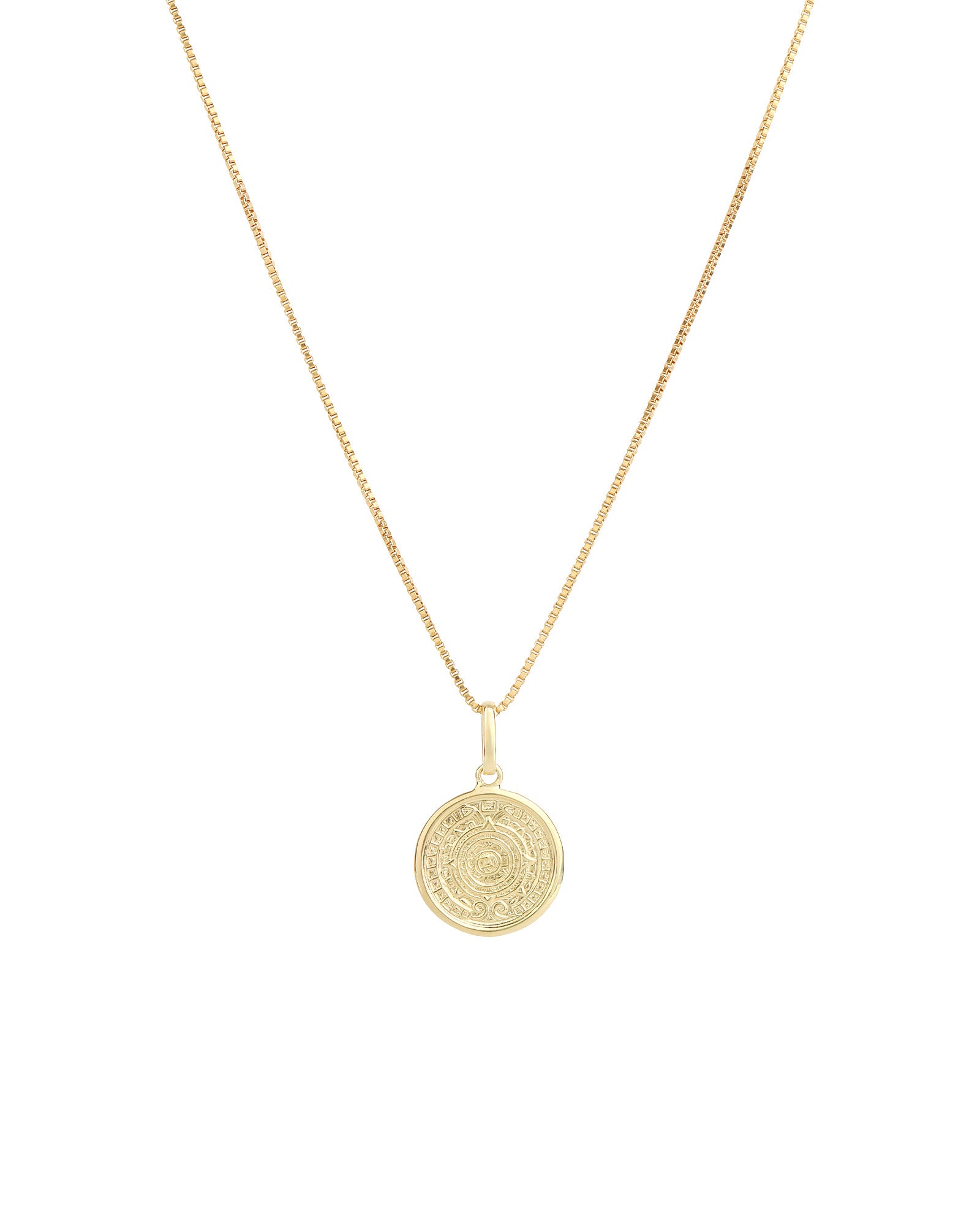Leah Alexandra-Mayan Necklace-Necklaces-14k Gold Vermeil-Blue Ruby Jewellery-Vancouver Canada