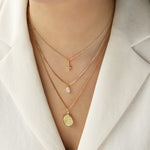 Leah Alexandra-Cross Necklace-Necklaces-Blue Ruby Jewellery-Vancouver Canada