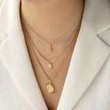 Leah Alexandra-Cross Necklace-Necklaces-Blue Ruby Jewellery-Vancouver Canada