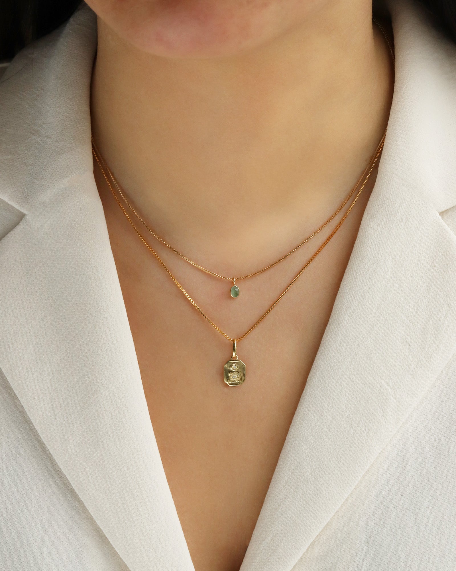 Leah Alexandra-Sofia Slice Necklace-Necklaces-Blue Ruby Jewellery-Vancouver Canada