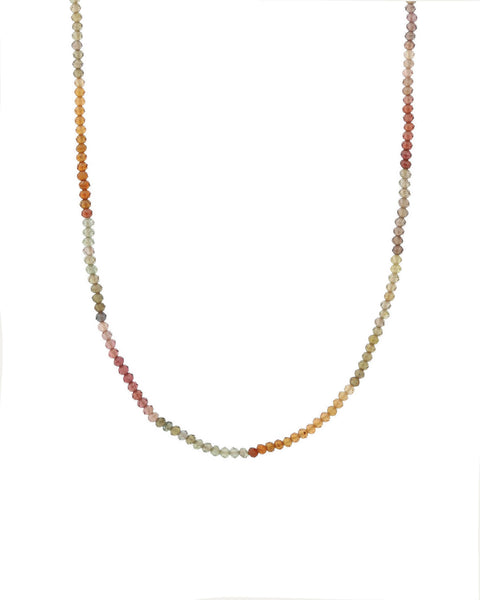 Lena Skadegard Mixed Stone Beaded Necklace | Blue Ruby Jewellery