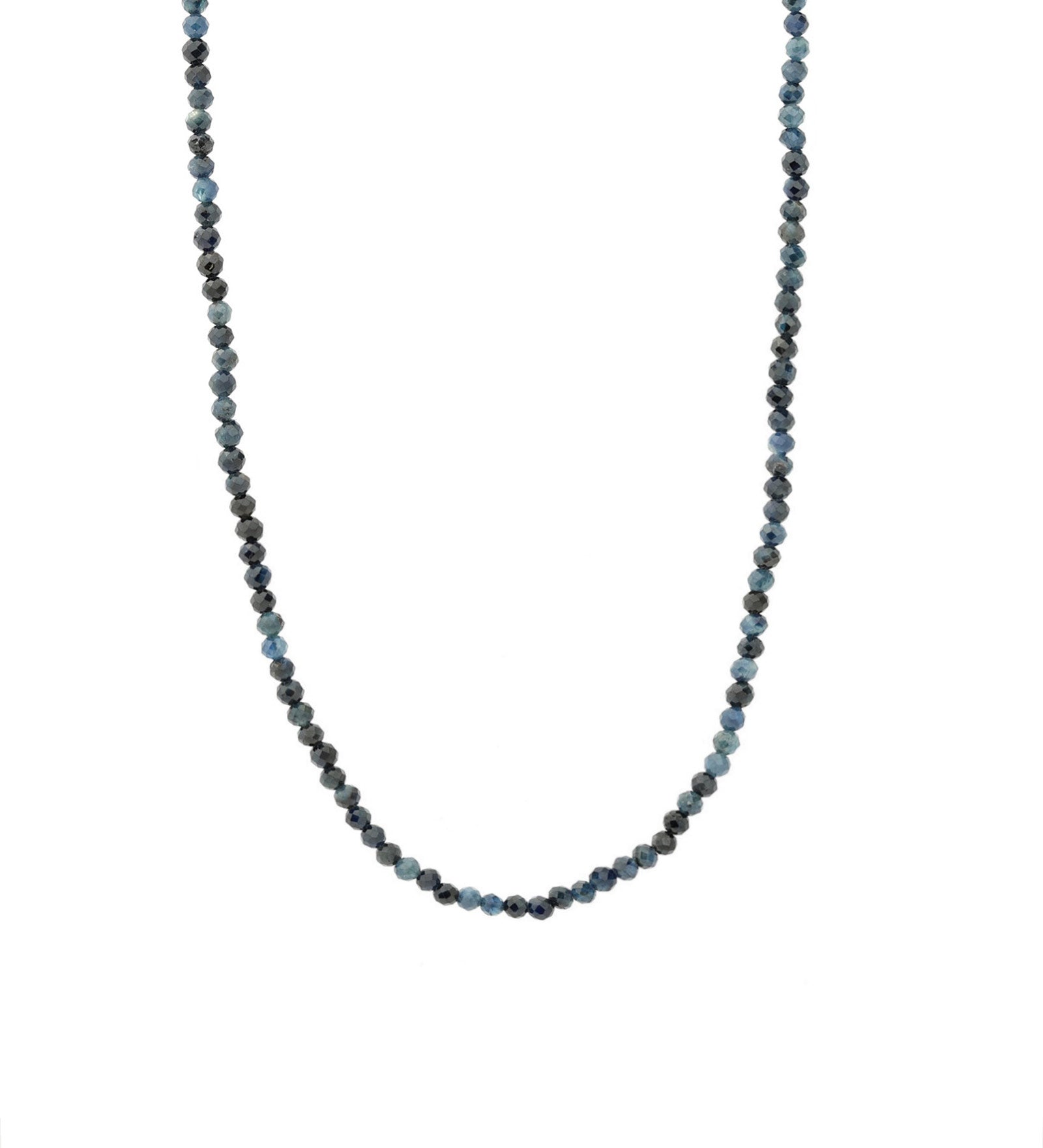 Lena Skadegard-Stone Necklace-Necklaces-9k Yellow Gold, Sapphire-Blue Ruby Jewellery-Vancouver Canada