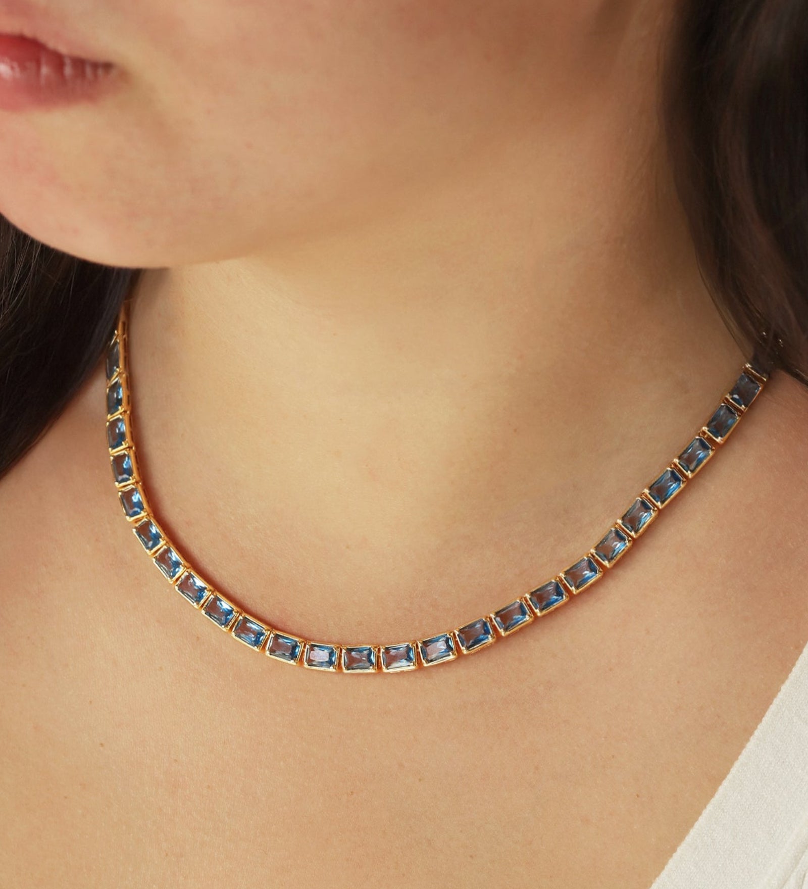 Loren Hope-Liza Slider Necklace-Necklaces-Blue Ruby Jewellery-Vancouver Canada