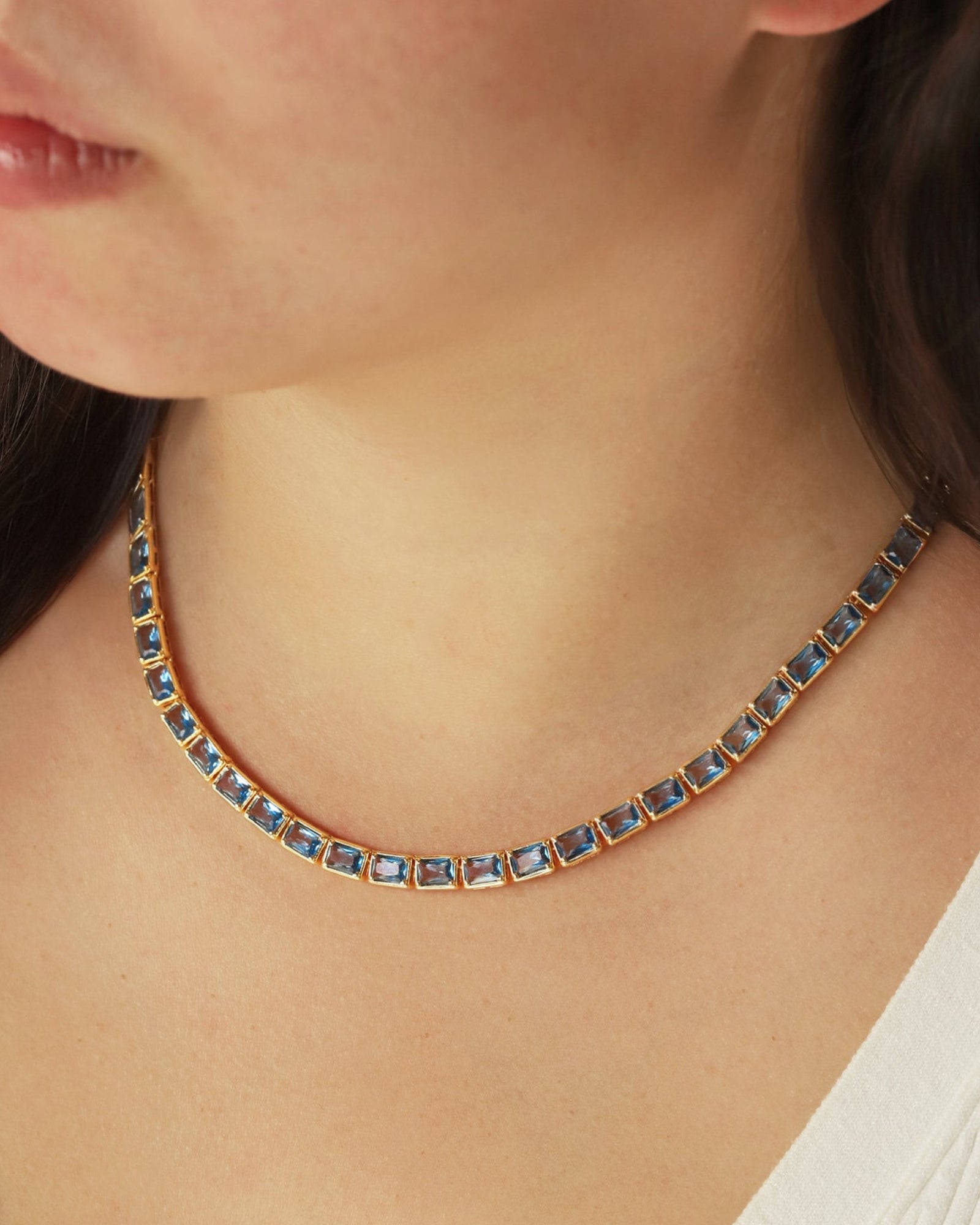 Loren Hope-Liza Slider Necklace-Necklaces-Blue Ruby Jewellery-Vancouver Canada