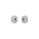 Tati Studs 24k Gold Plated, Crystal, Cubic Zirconia