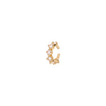 Aura Ear Cuff 24k Gold Plated, Cubic Zirconia