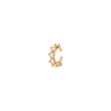 Aura Ear Cuff 24k Gold Plated, Cubic Zirconia