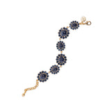 Georgie Bracelet 24k Gold Plated, Glass Stone, Acrylic Stone