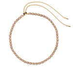 Liza Slider Necklace 18k Gold Plated, Cubic Zirconia