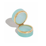 Small Round Opaline Glass Box Opaline Glass Box