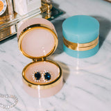 Small Round Opaline Glass Box Opaline Glass Box