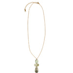 Mixed Shape Mother of Pearl Necklace 18k Gold Plated, Mother of Pearl