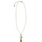 Mixed Shape Mother of Pearl Necklace 18k Gold Plated, Mother of Pearl