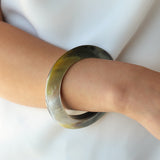 Black Mother of Pearl Bangle