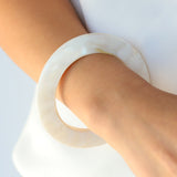 White Mother of Pearl Bangle