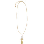 Mixed Shape Mother of Pearl Necklace 18k Gold Plated, Mother of Pearl