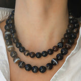 Chunky Beaded Necklace | 14mm