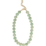 Green Aventurine Chunky Beaded Necklace | 14mm
