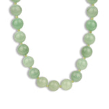 Green Aventurine Chunky Beaded Necklace | 14mm