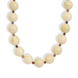 Mixed Shape Chunky Stone Necklace | 12mm Gold, Riverstone, Pietersite
