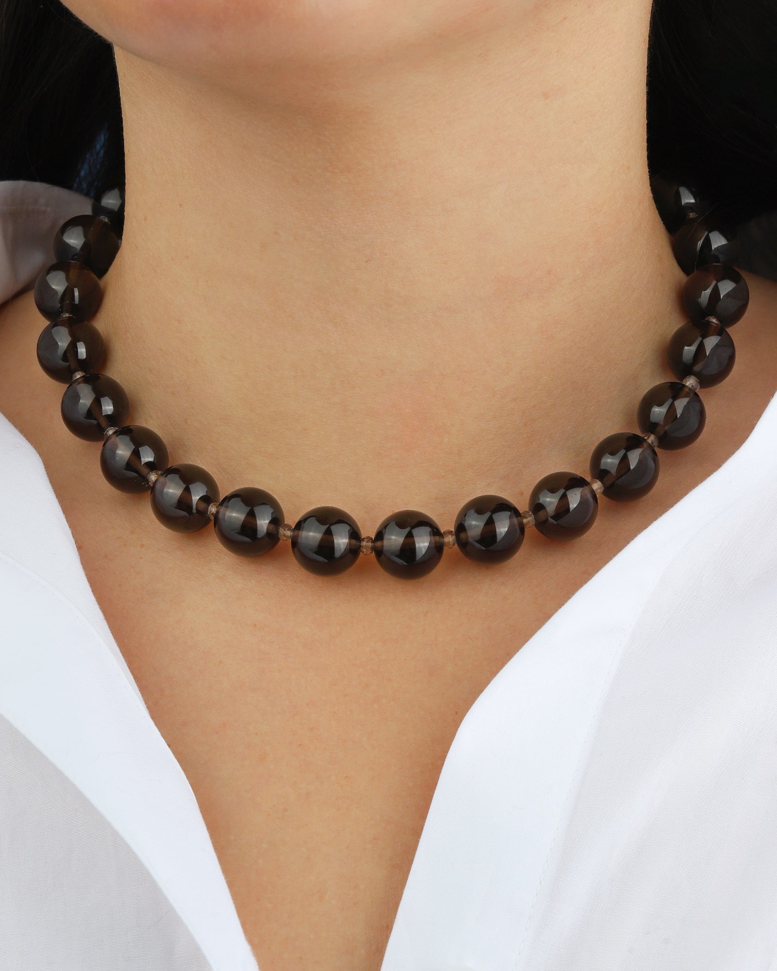 Lunita Luz-Mixed Shape Chunky Stone Necklace | 14mm-Necklaces-Blue Ruby Jewellery-Vancouver Canada