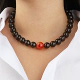 Lunita Luz-Mixed Shape Chunky Stone Necklace | 14mm-Necklaces-Blue Ruby Jewellery-Vancouver Canada