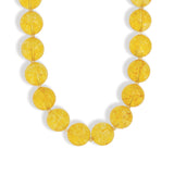 Mixed Shape Chunky Stone Necklace | 14mm Gold, Citrine
