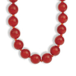 Mixed Shape Chunky Stone Necklace | 14mm Gold, Carnelian, Mandarin Garnet